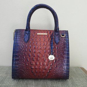 Brahmin Small Caroline Dawning Ombré Melbourne Genuine Leather Bag New w/Tags